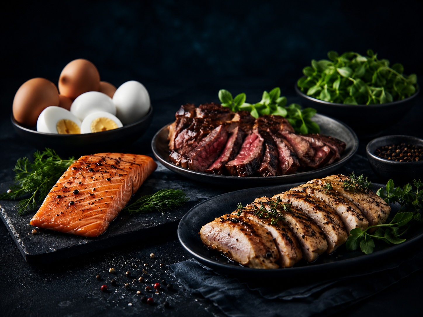 Alimentos con proteína usados como anclas prácticas de timing